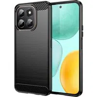 Custodia per Honor X6c, Techsuit, Carbonio, Nera — 3