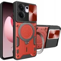 Custodia per Oppo Reno13 FS 5G / Reno13 F 4G / Reno13 F, Techsuit, CamGuard Pro, Rossa — 3