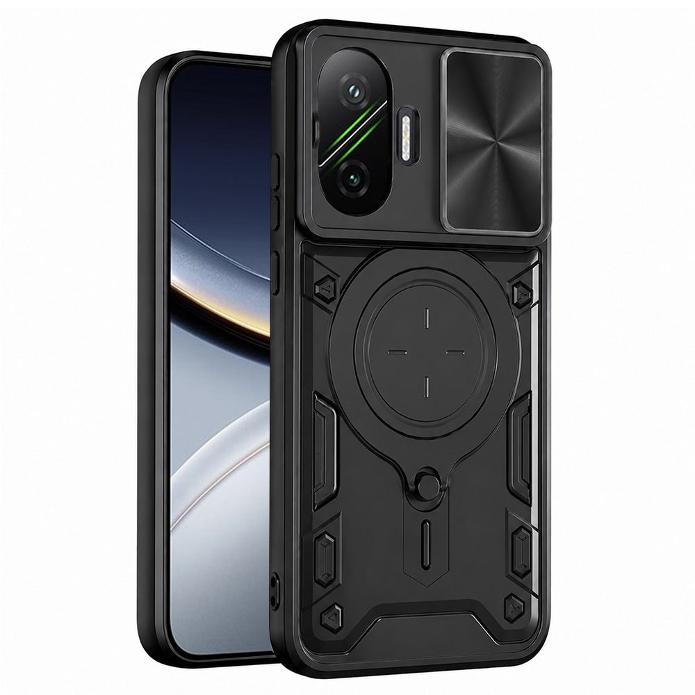 Techsuit Custodia per Xiaomi Poco F7, Techsuit, CamGuard Pro, Nera