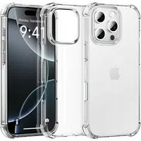 Custodia per Apple iPhone 16 Pro Max, Techsuit, Shockproof Clear (Foro Grande per Obiettivo), Trasparente — 3