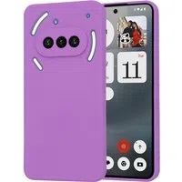 Custodia per Nothing Phone (3a), Techsuit, SoftFlex, Viola — 3