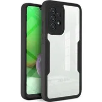 Custodia per Samsung Galaxy A52s 5G A528 / A52 5G A526 / A52 A525, Techsuit, ColorVerse 360, Nera — 3