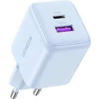 Caricabatterie Rete UGREEN X516, 30W, 3A, 1 x USB-A - 1 x USB-C, Blu — 3