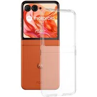 Custodia per Motorola Razr 60 / Razr 50, Techsuit, Chiara, Trasparente — 3