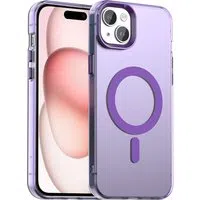 Custodia MagSafe per Apple iPhone 15, Techsuit, CandyCase, Viola — 3