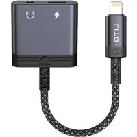 Adattatore Audio Lightning - Lightning / 3.5mm Lito LA04L, Nero — 3