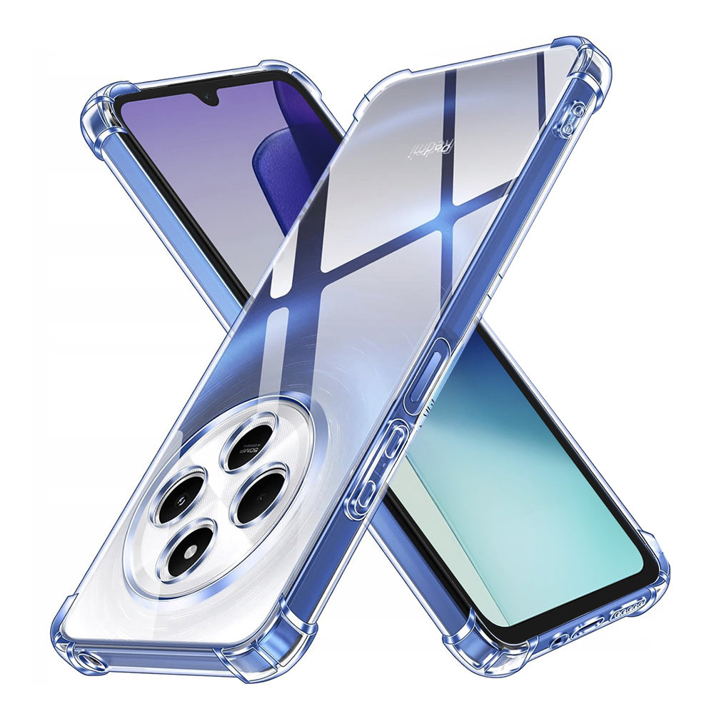 Techsuit Custodia per Xiaomi Poco C75 / Redmi 14C, Techsuit, Shockproof Clear, Trasparente