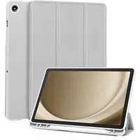Custodia per Samsung Galaxy Tab A11+ / Tab A9+, Techsuit, Flex Trifold, Grigio — 3