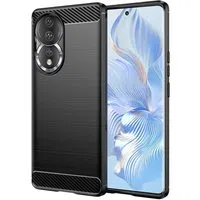 Custodia per Honor 90 / 80, Techsuit, Carbonio, Nera — 3