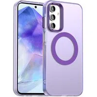 Custodia MagSafe per Samsung Galaxy A55 5G A556, Techsuit, CandyCase, Viola — 3