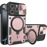 Custodia per Apple iPhone 16 Pro, Techsuit, CamGuard Pro, Rosa Dorato — 3