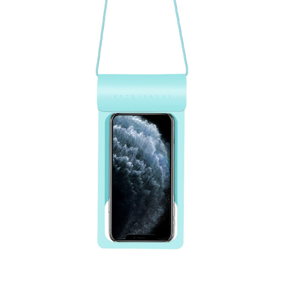 Custodia Universale Waterproof per Telefono max. 6.8 pollici, Techsuit, TWC1, Turchese