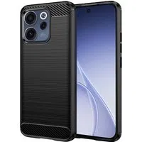 Custodia per Oppo Reno15 FS / Reno15 F, Techsuit, Carbonio, Nera — 3