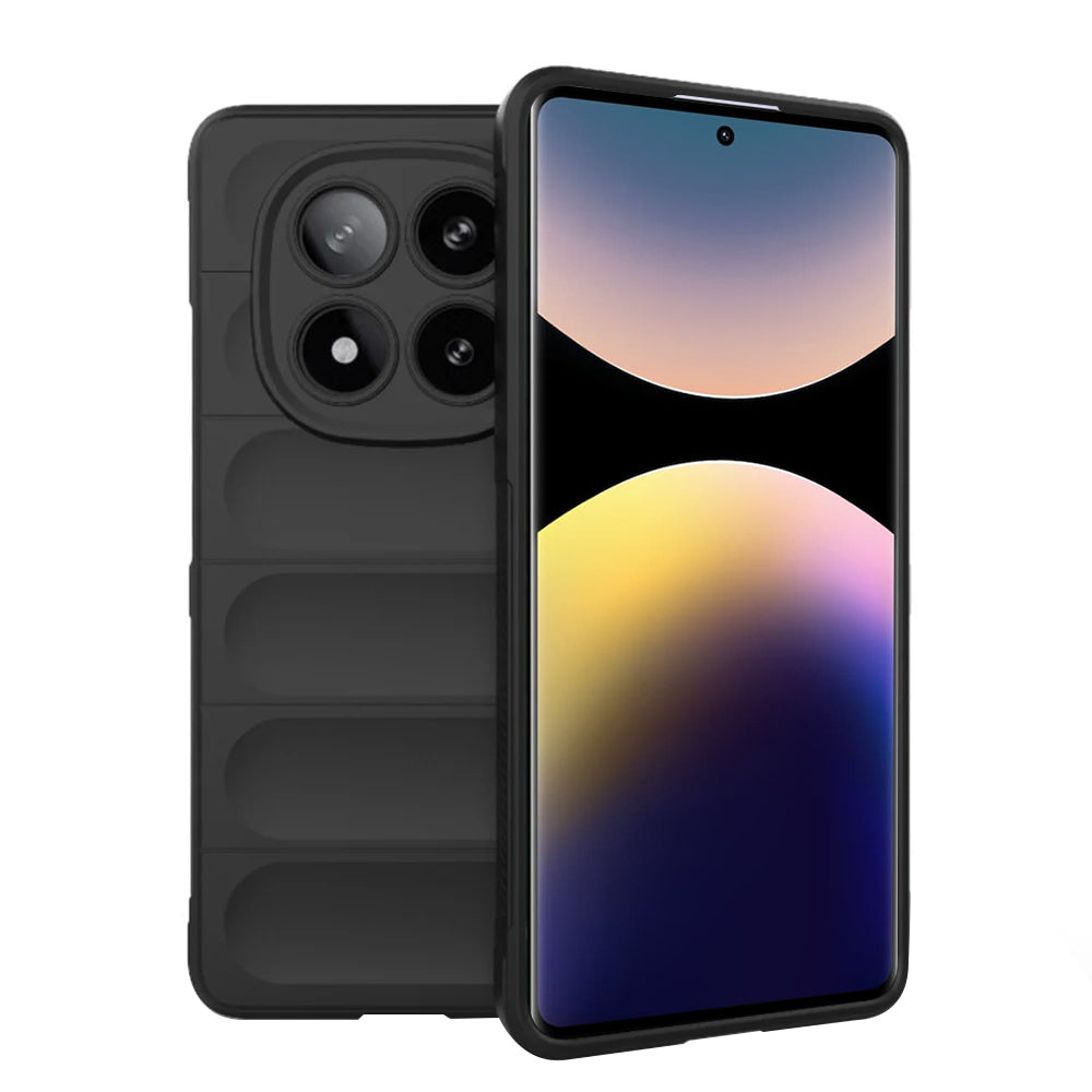 Custodia per Xiaomi Redmi Note 14 Pro 4G, Techsuit, Magic Shield, Nera