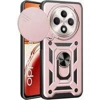 Custodia per Oppo Reno12 FS 5G / Reno12 FS 4G / Reno12 F 4G / Reno12 F, Techsuit, CamShield, Rosa — 3