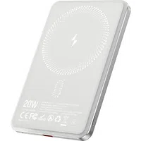 Batteria Esterna Wireless BWOO P79, 5000mAh, 20W, PD + FQI, 1 x QI - 1 x USB-C, Grigio — 3