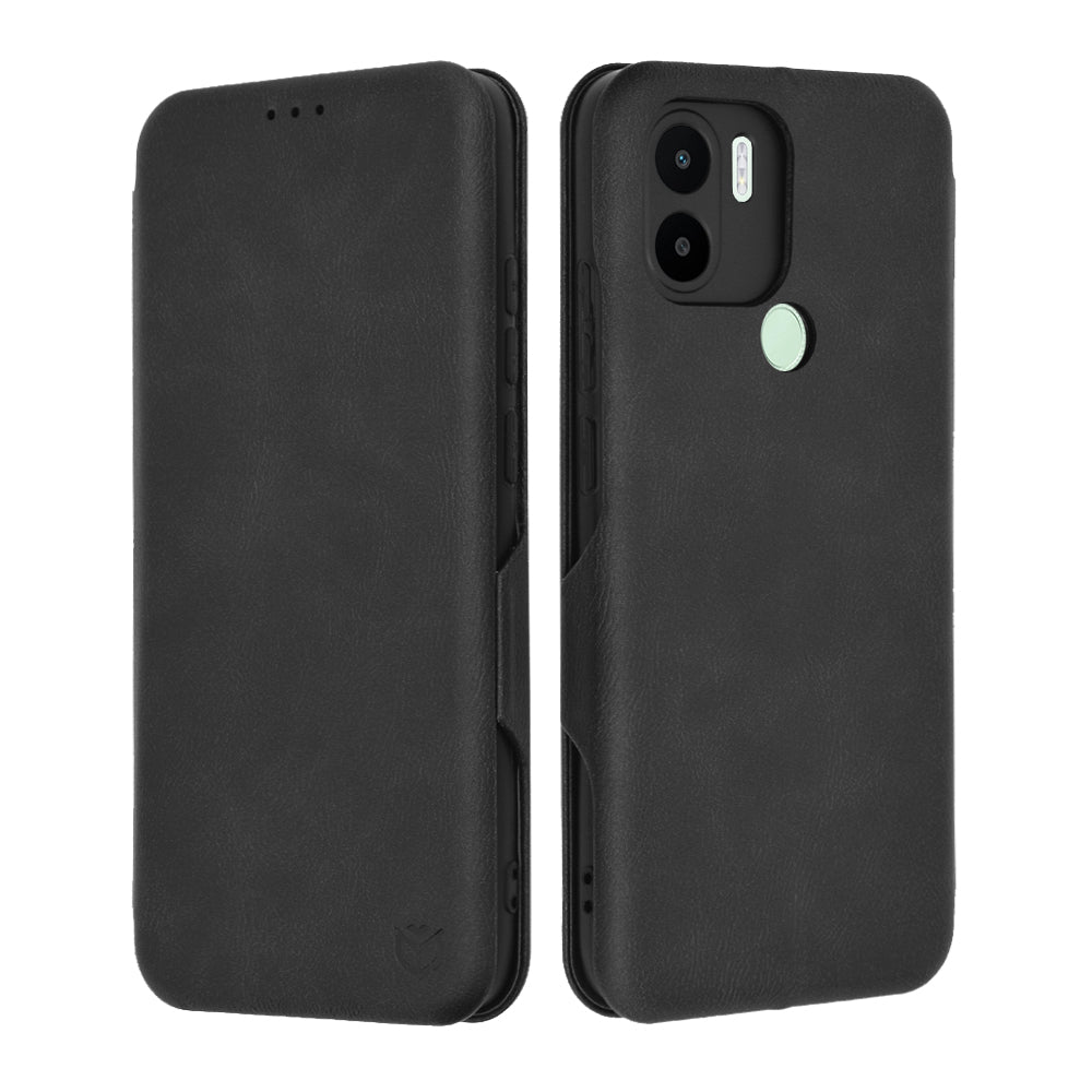 Custodia per Xiaomi Redmi A2+ / A1+, Techsuit, Safe Wallet Plus, Nera