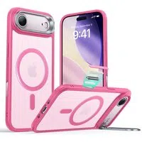 Custodia MagSafe per Apple iPhone 17 Air, ESR, Classic Hybrid Kickstand, Rosa Satinato — 3