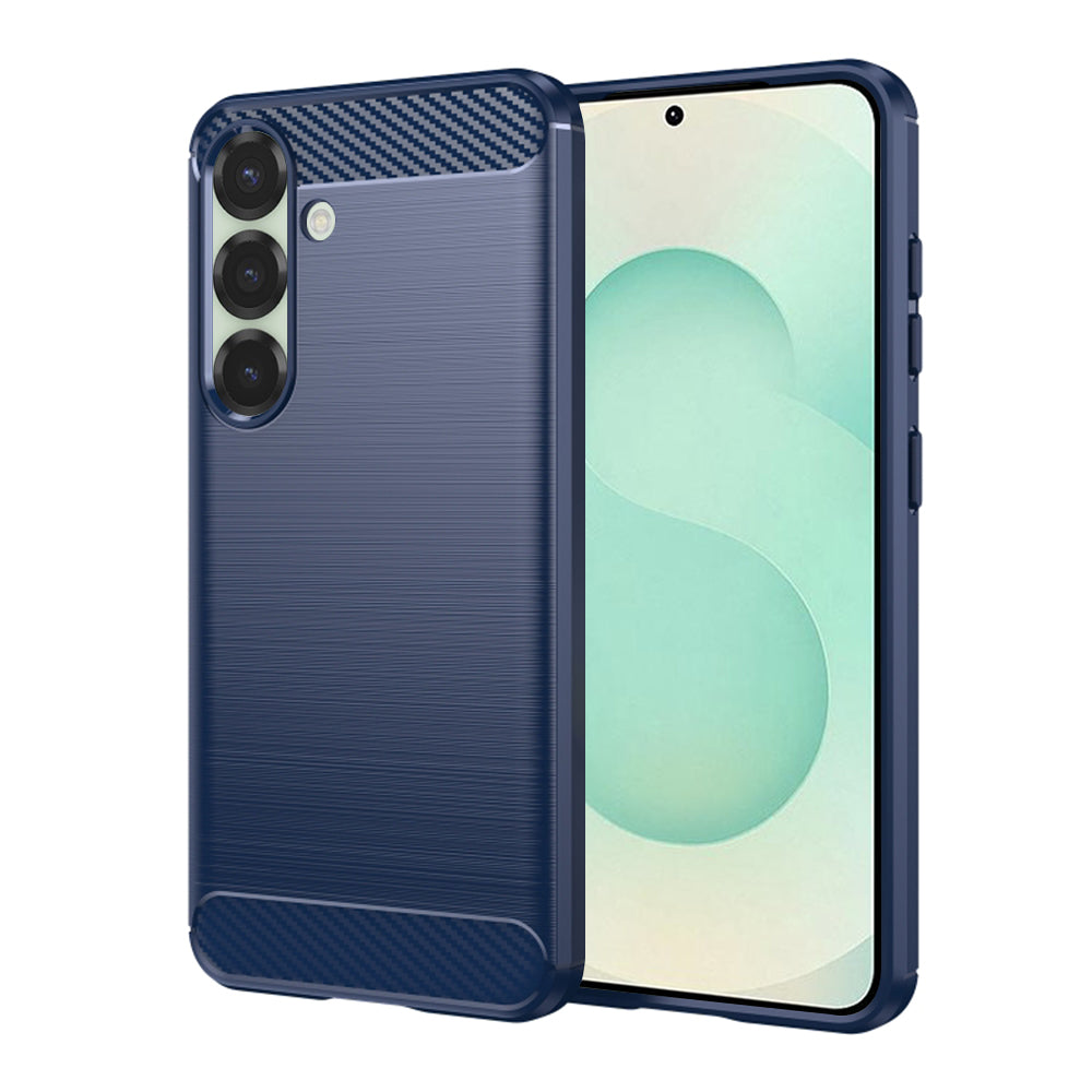 Techsuit Custodia per Samsung Galaxy S25+ S936, Techsuit, Carbonio, Blu