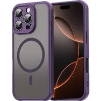 Custodia MagSafe per Apple iPhone 16 Pro, Techsuit, HaloFrost II, Viola — 3