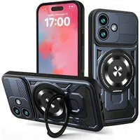 Custodia per Apple iPhone 17, Techsuit, RuggedCam, Blu — 3