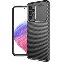 Custodia per Samsung Galaxy A53 5G A536, Techsuit, CarbonFiber, Nera — 3