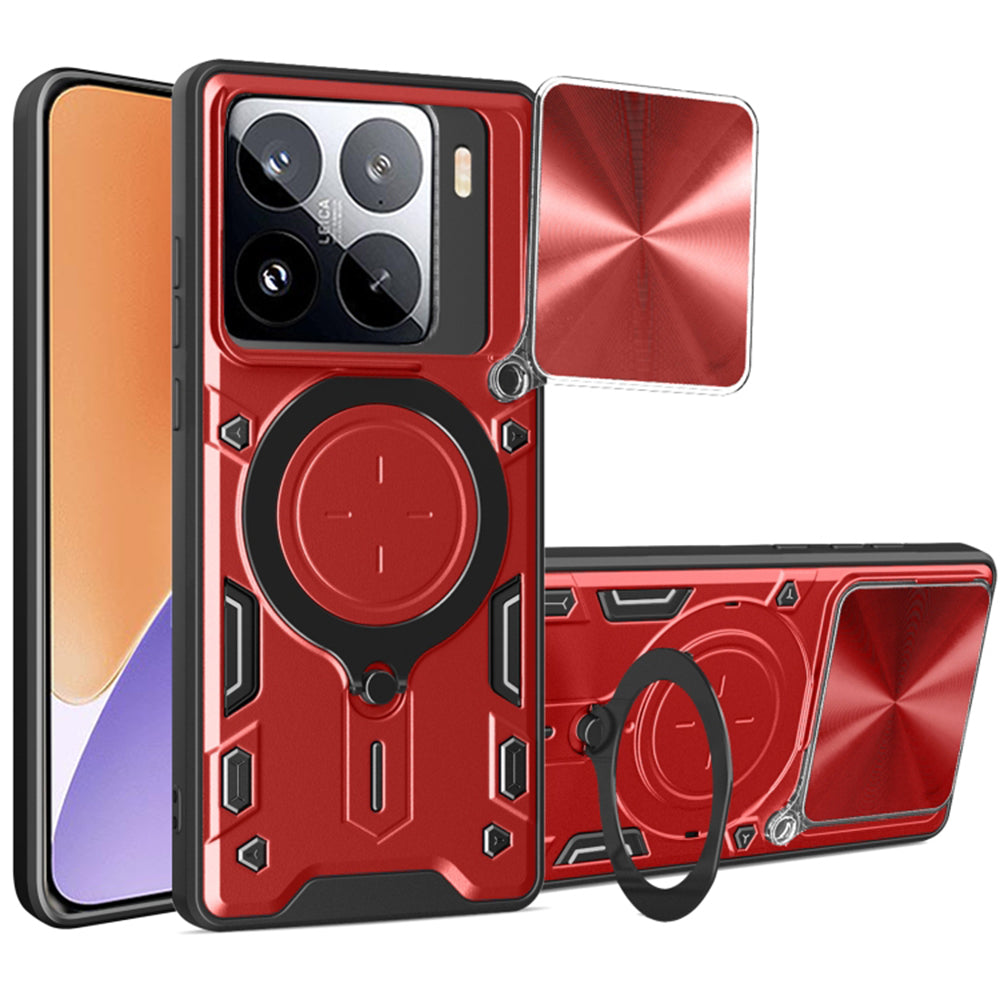 Techsuit Custodia per Xiaomi 15, Techsuit, CamGuard Pro, Rossa
