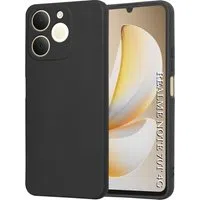 Custodia per Realme Note 70T, Techsuit, SoftFlex, Nera — 3