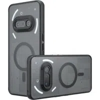 Custodia MagSafe per Nothing Phone (3a), Techsuit, PureFrost, Nero Satinato — 3