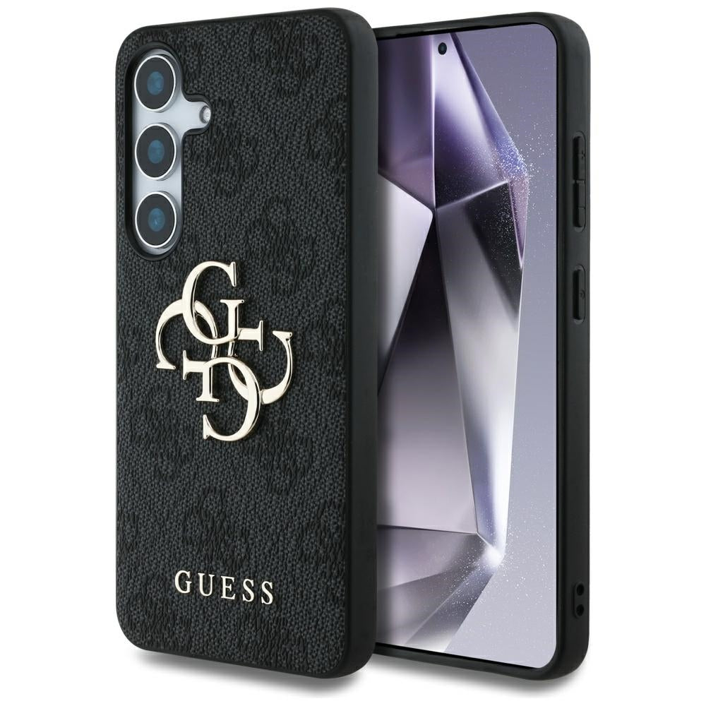 Guess Custodia per Samsung Galaxy S25 S931, Guess, 4G Big Logo, Nera