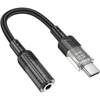 Adattatore Audio USB-C - 3.5mm HOCO LS37, Nero — 3