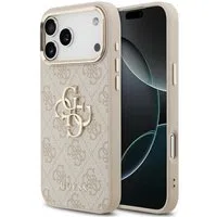 Custodia per Apple iPhone 17 Pro Max, Guess, Big 4G Logo Classic, Rosa Dorato — 3