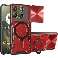 Custodia per Motorola Edge 70, Techsuit, CamGuard Pro, Rossa — 3