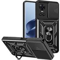 Custodia per Oppo Reno10 / Reno10 Pro, Techsuit, CamShield, Nera — 3