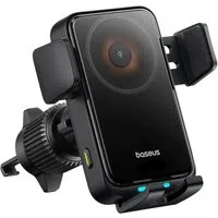 Caricabatterie Auto Wireless Baseus Wisdom Pro Vent, 15W, 1.67A, Nero C40381501123-00 — 3