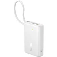 Batteria Esterna Baseus PicoGo, 10000mAh, 45W, QC + PD, 1 x USB-A - 2 x USB-C, Bianca P10076803213-00 — 3