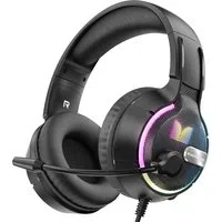 Cuffie Gaming 3.5mm Monster Mission 320, RGB, 1,9m, Nere — 3