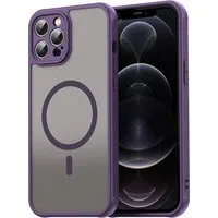 Custodia MagSafe per Apple iPhone 12 Pro Max, Techsuit, HaloFrost II, Viola — 3