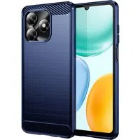 Custodia per Honor X5c Plus, Techsuit, Carbonio, Blu — 3