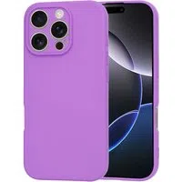 Custodia per Apple iPhone 16 Pro Max, Techsuit, SoftFlex, Viola — 3