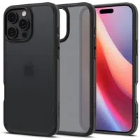 Custodia per Apple iPhone 16 Pro, Spigen, Ultra Hybrid, Nero Satinato ACS08124 — 3