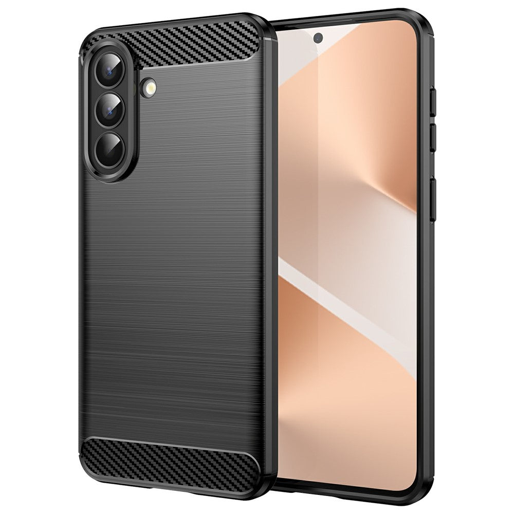 Techsuit Custodia per Samsung Galaxy A57 5G, Techsuit, Carbonio, Nera