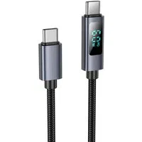 Cavo Dati e Ricarica USB-C - USB-C HOCO Display X112, 60W, 1m, Nero — 3