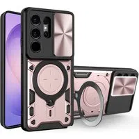 Custodia per Samsung Galaxy S26 Ultra S948, Techsuit, CamGuard Pro, Rosa Oro — 3