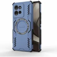 Custodia MagSafe per Motorola Edge 50, Techsuit, ArmorMag, Blu — 3