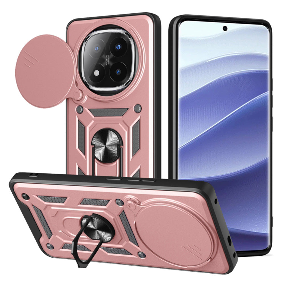 Custodia per Xiaomi Redmi Note 14 Pro+ 5G, Techsuit, CamShield, Rosa