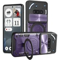 Custodia per Nothing Phone (3a), Techsuit, CamGuard Pro, Viola — 3