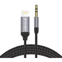 Cavo Audio Lightning - 3.5mm Techsuit AC10 SoundShell, 1.5m, Grigio — 3