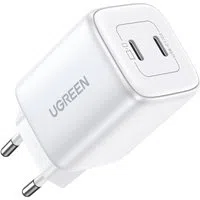 Caricabatterie da Rete UGREEN CD294, 45W, 3A, 2 x USB-C, Bianco — 3