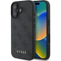 Custodia per Apple iPhone 16, Guess, 4G Classic, Nera — 3